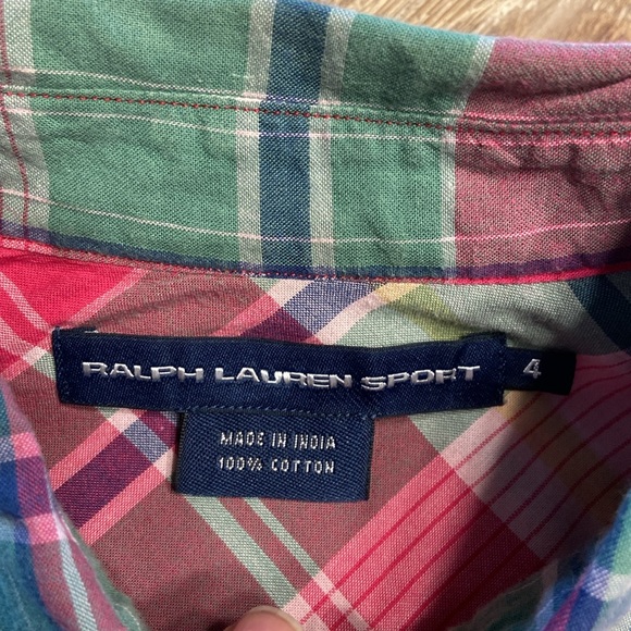 Polo Ralph Lauren workmen button down shirt pink size 4 - perfect conditions - Picture 2 of 6